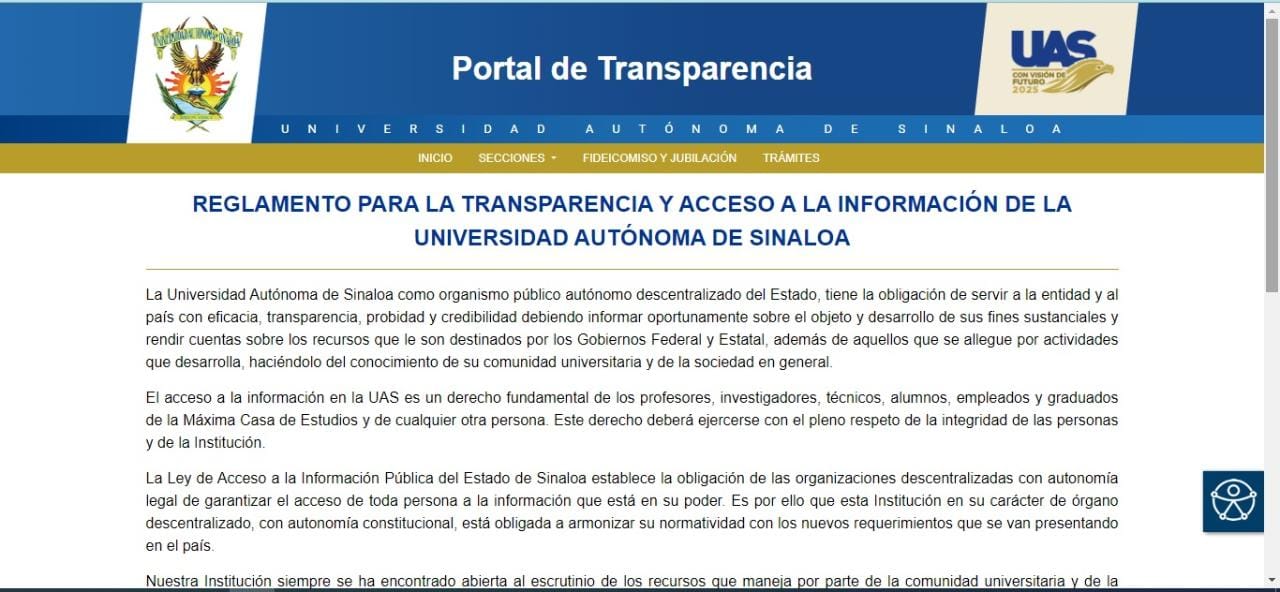 “Laberinto” de difícil acceso: Sitio de transparencia de la UAS, sin información clara de gastos y compras