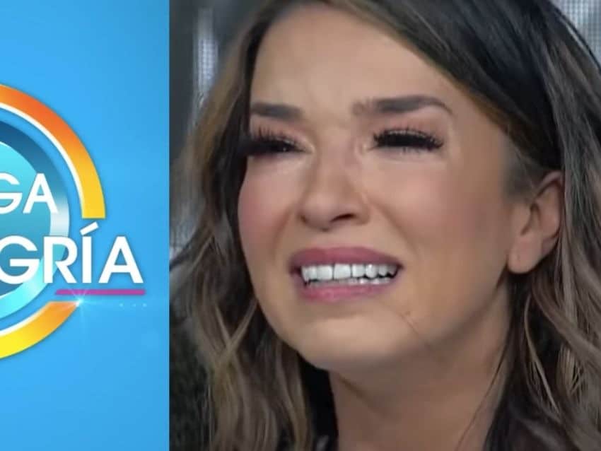 Famosa llorando en foto