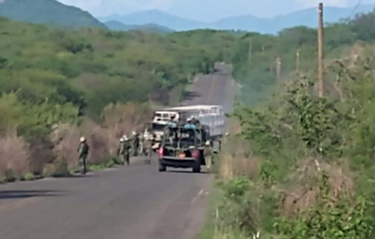 Bloqueos en Sinaloa de Leyva