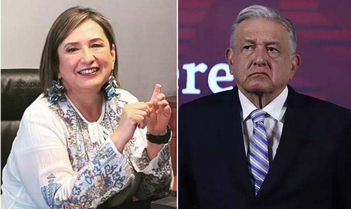 Xóchitl Gálvez y AMLO