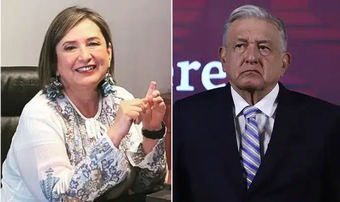 Xóchitl Gálvez y AMLO