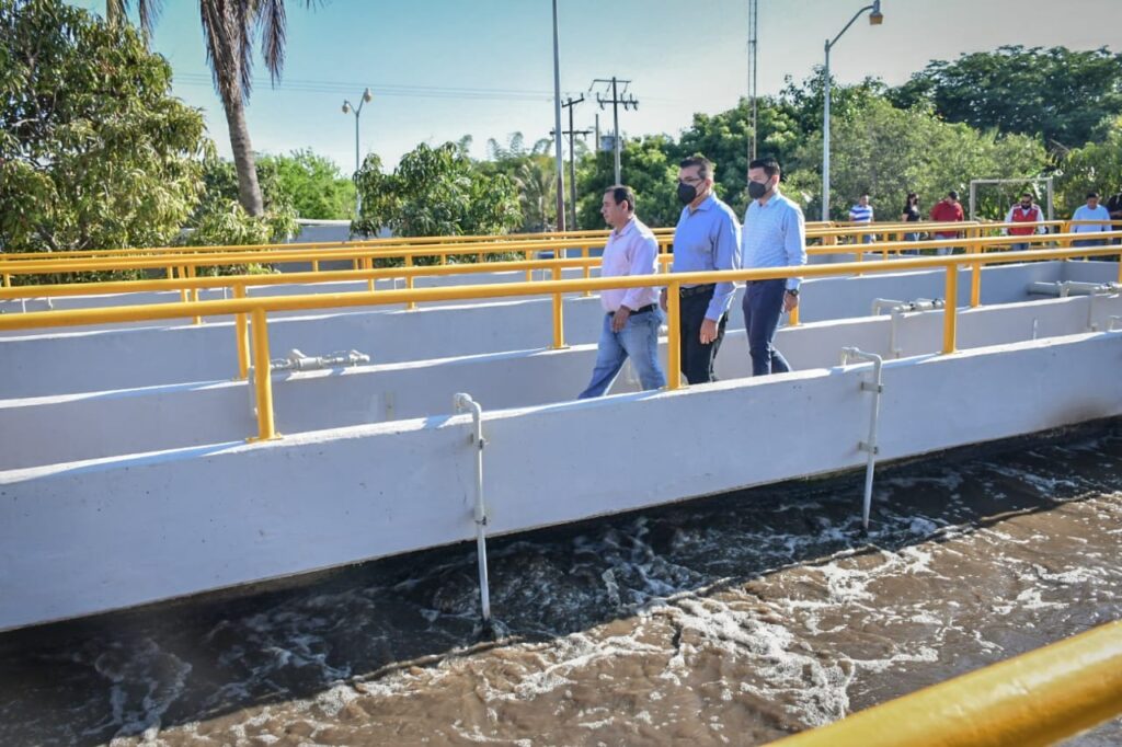 Visita de supervisión a las plantas de tratamiento cerritos y norponiente realizada por el alcalde de Mazatlán