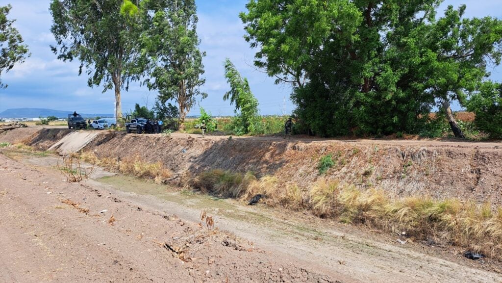 tierras de cultivo donde encontraron a un hombre asesinado