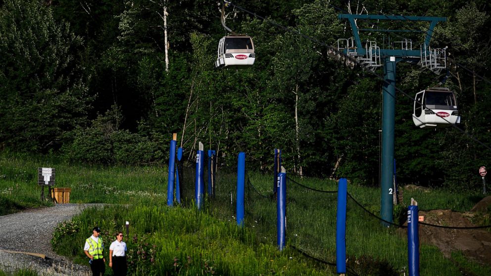 Teleférico en Canadá es acordonada por policias
