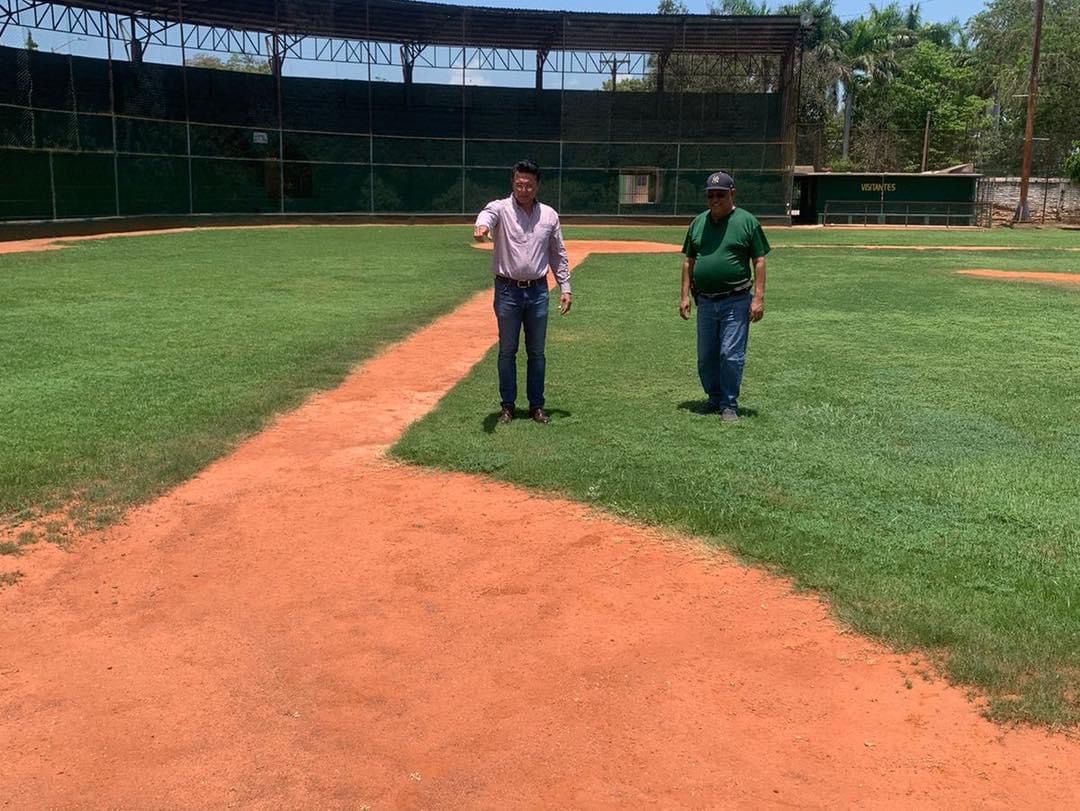 Inspección por el estadio Gabriel Lugo Morales de El Fuerte