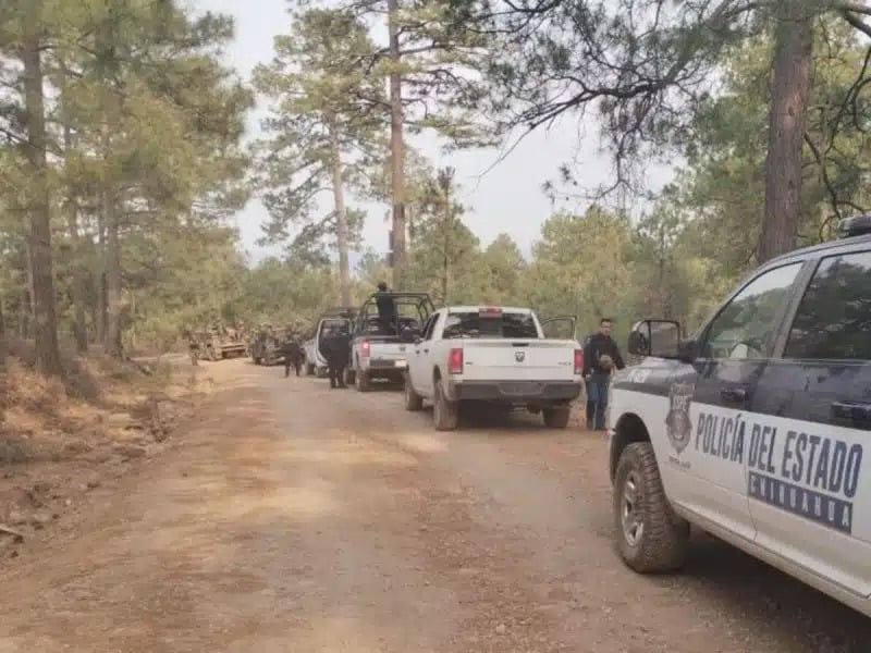 Personal militar y policías municipales en operativo desplegado