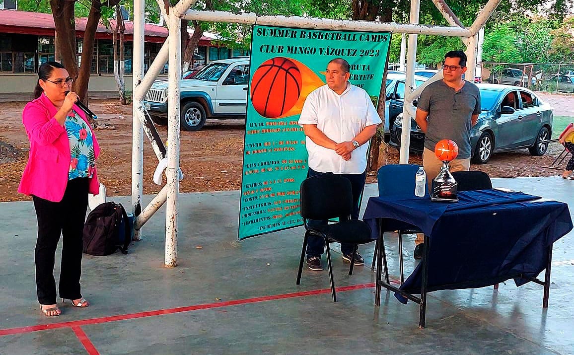 Inauguran Campamento de Basquetbol de Verano