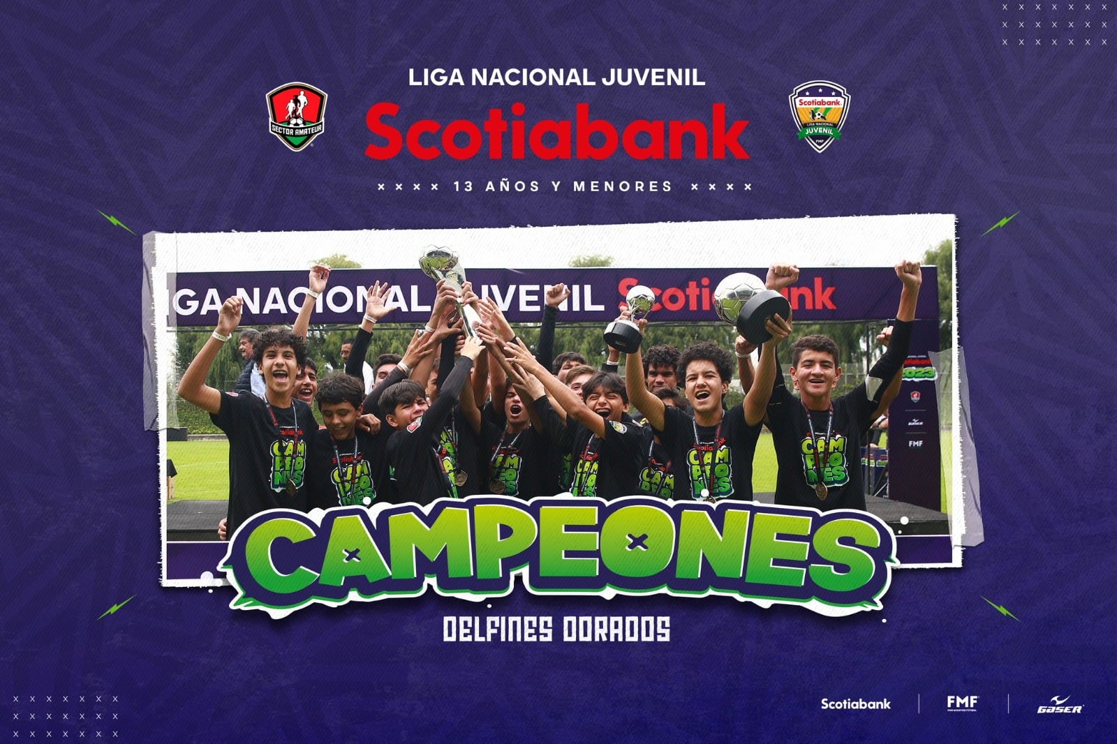 Liga Nacional Scotiabank Juvenil, Dorados-Delfines.
