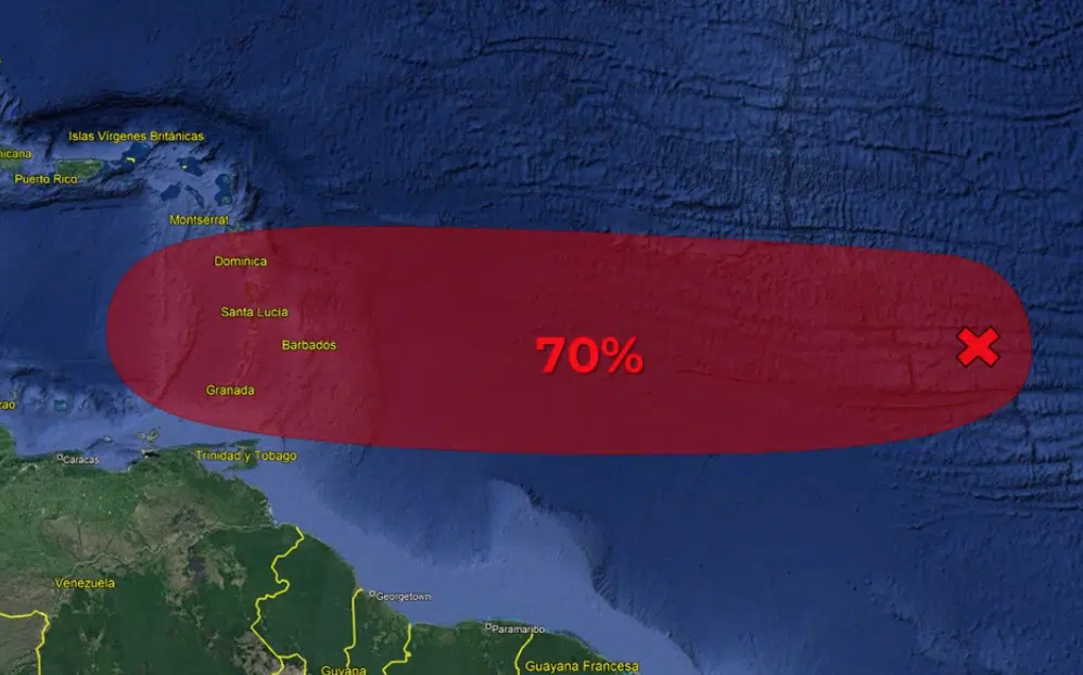SMN registra el siguiente ciclón en la zona del Atlántico