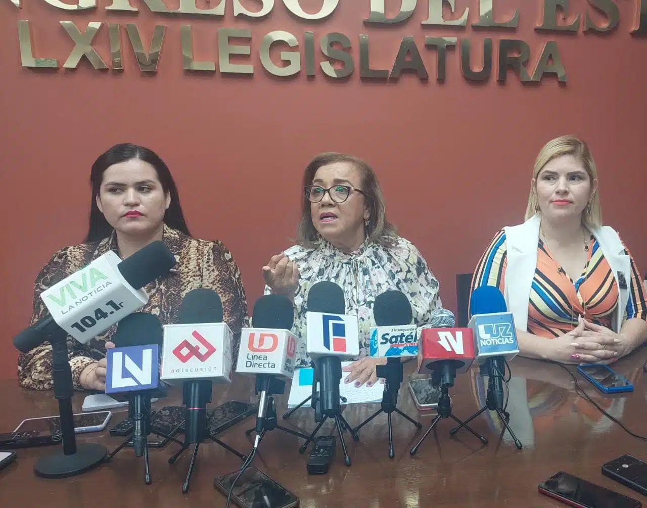 Alba Virgen Montes Álvarez en rueda de prensa