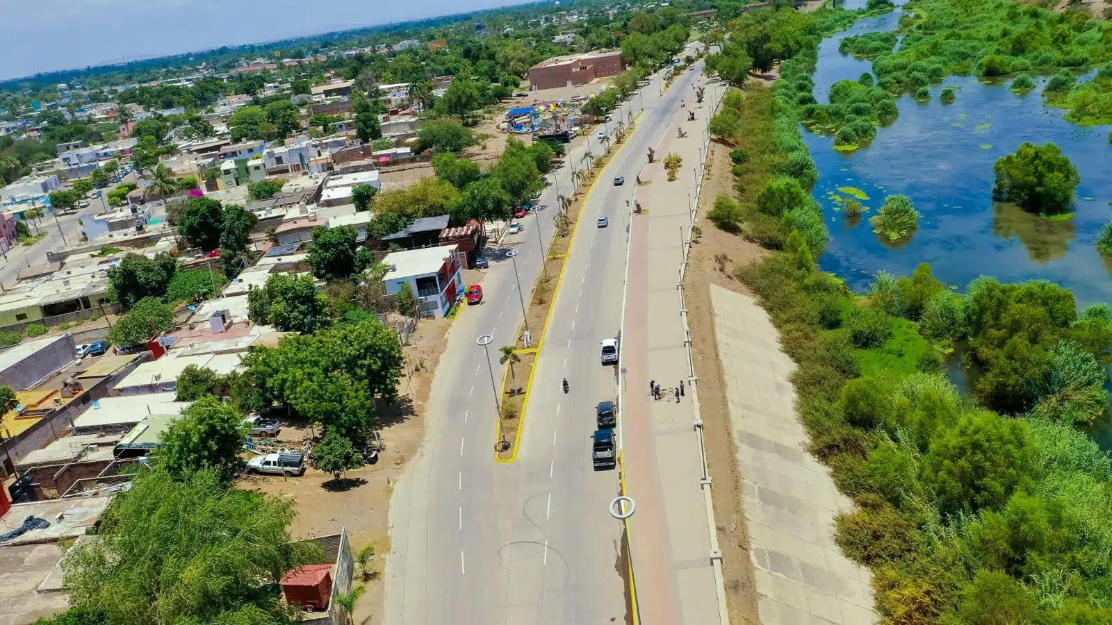 Vista aérea del Malecón María del Rosario Espinoza