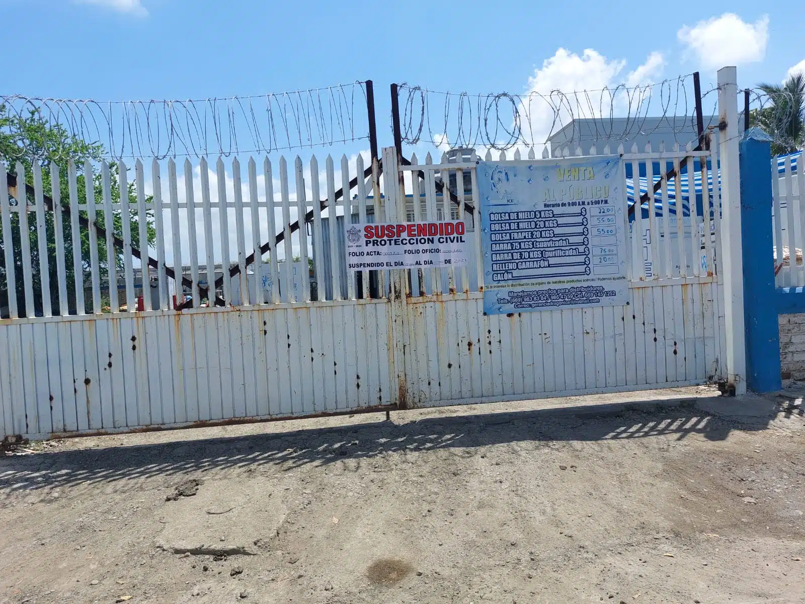 Suspenden operaciones en planta de helio por fuga de gas, en Mazatlán.