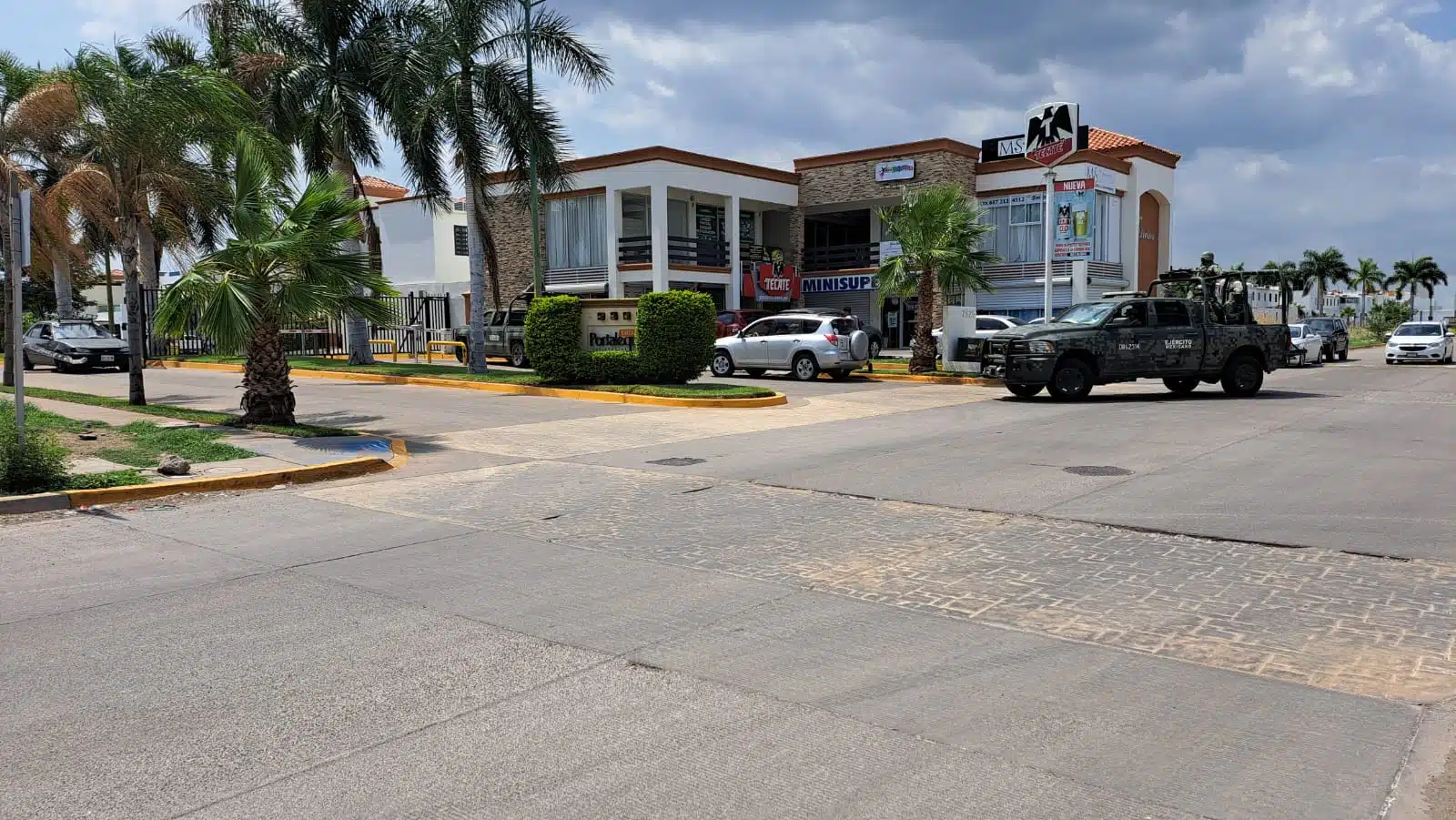 Ejercito Mexicano asegura inmuebles en el fraccionamiento Portalegre en Culiacán .