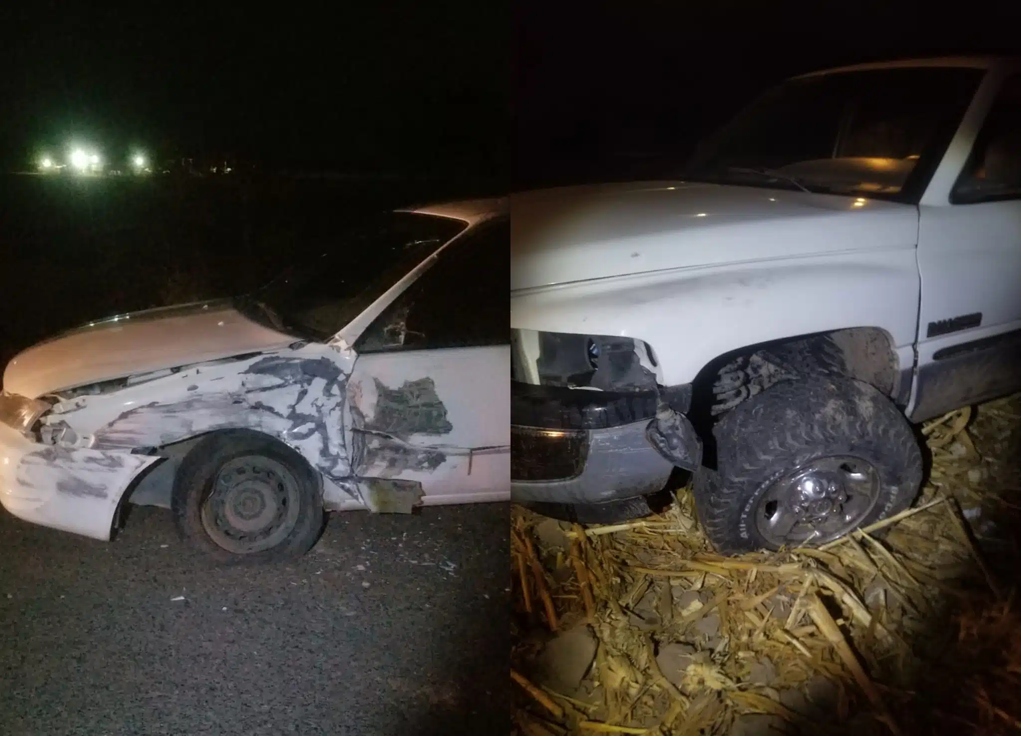 Dos vehículos dañados por choque en Guasave