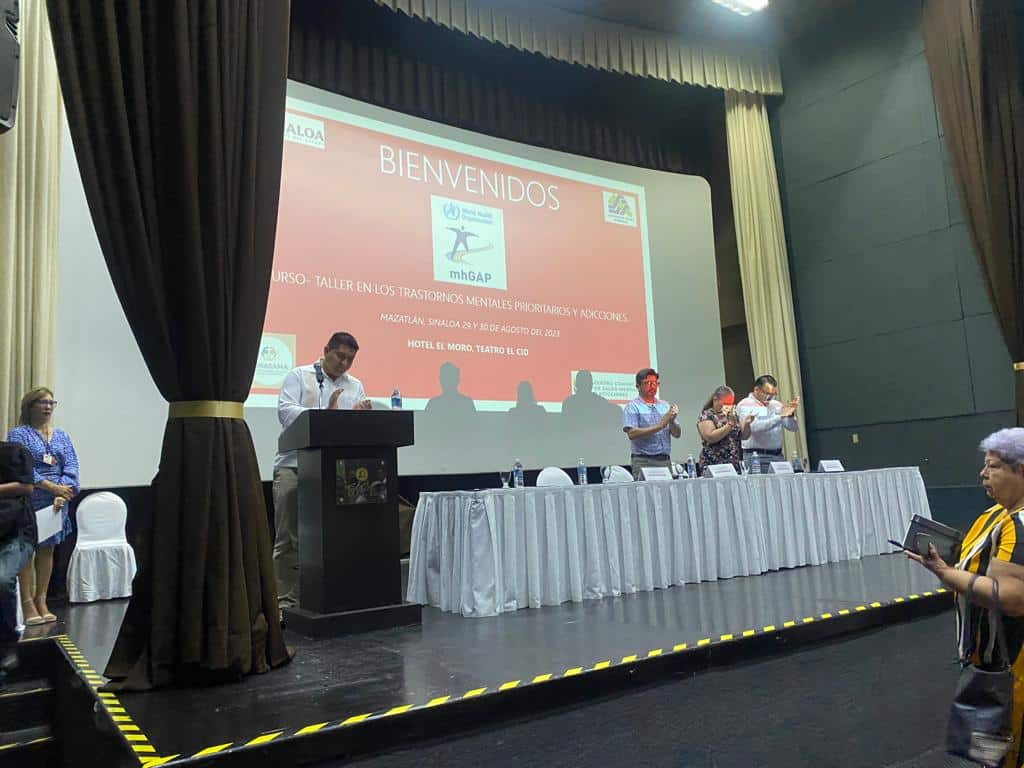 Capacitación de los Trastornos Mentales Prioritarios y Adicciones en Mazatlán