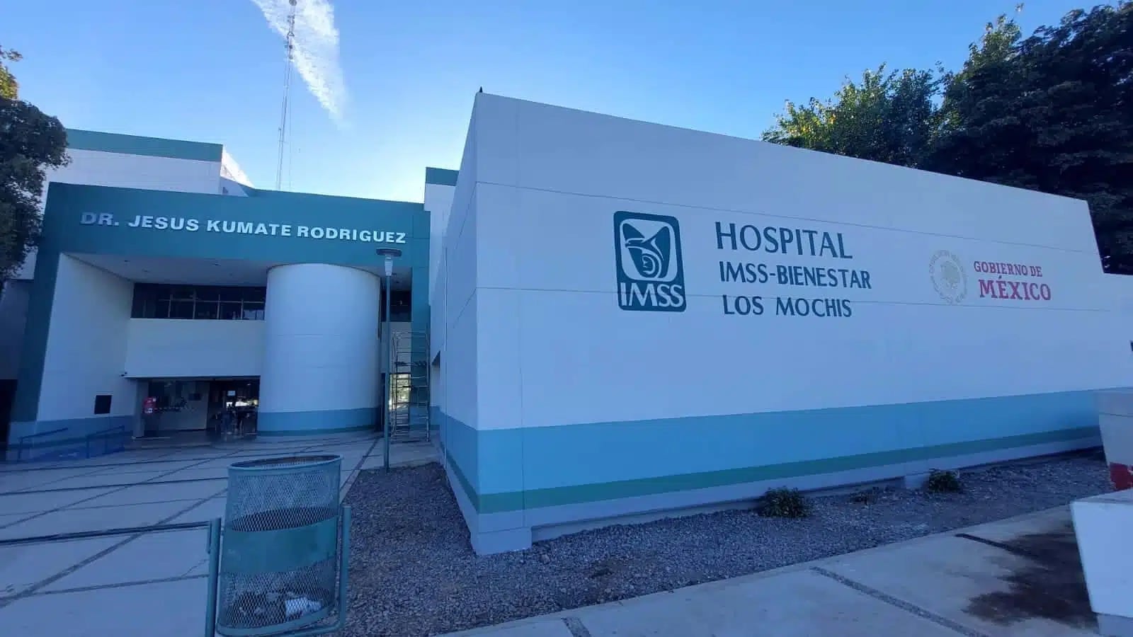 Exterior del Hospital General de Los Mochis