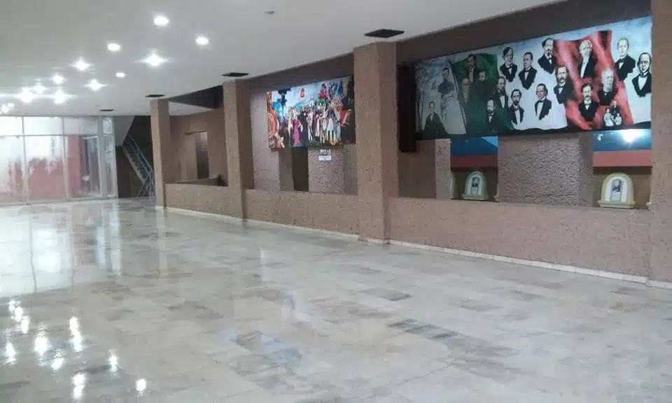 Interior del recinto Héroes de Sinaloa