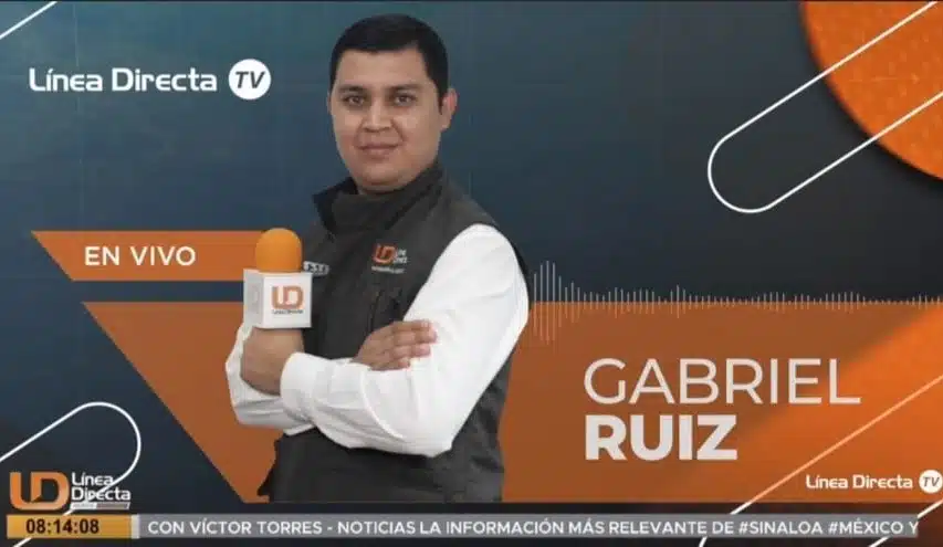 Gabriel Ruiz para el noticiero de Línea Directa