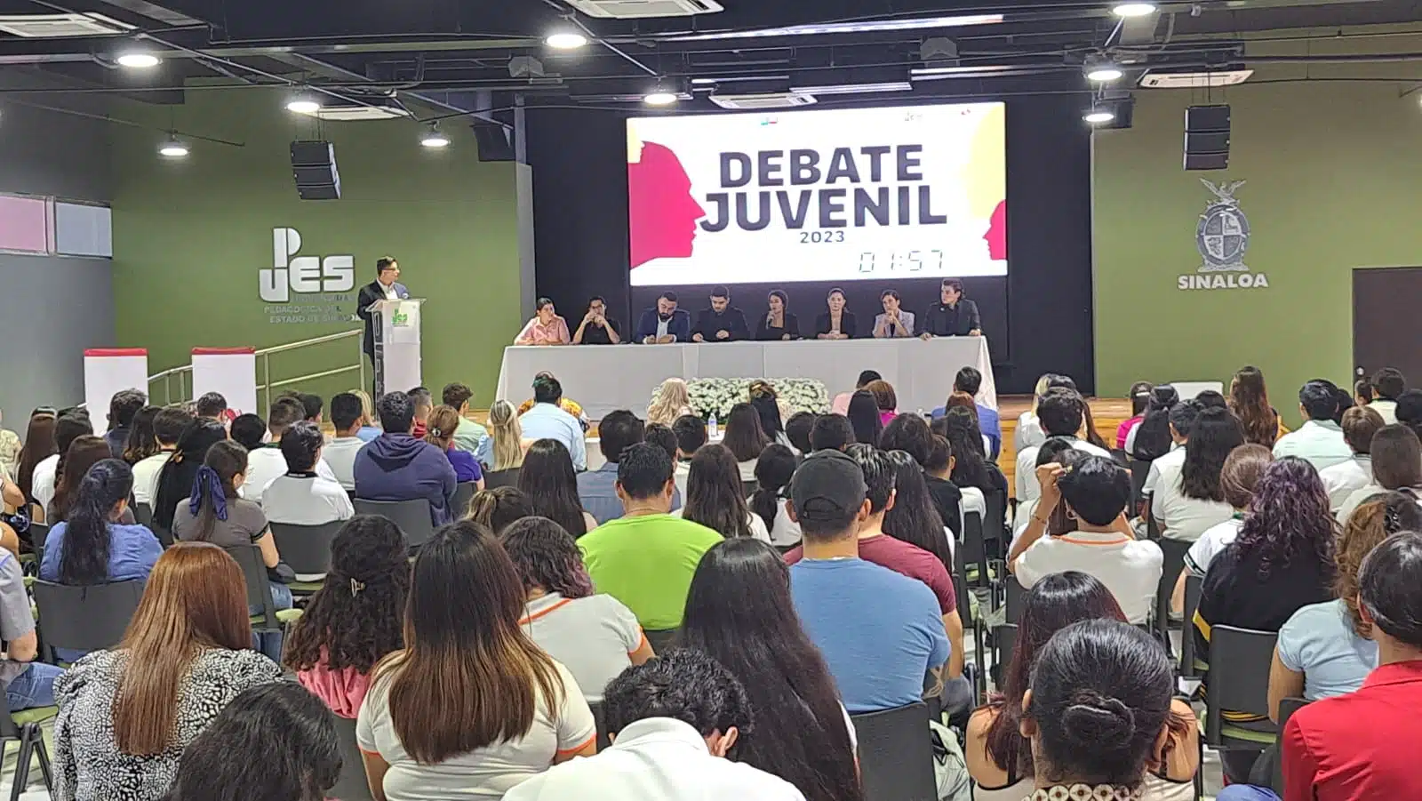 Debate Juvenil 2023 organizado por el Instituto Sinaloense de la Juventud y el Congreso del Estado