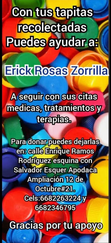 PIDEN APOYO PARA EL MENOR Erick Rosas Zorrilla