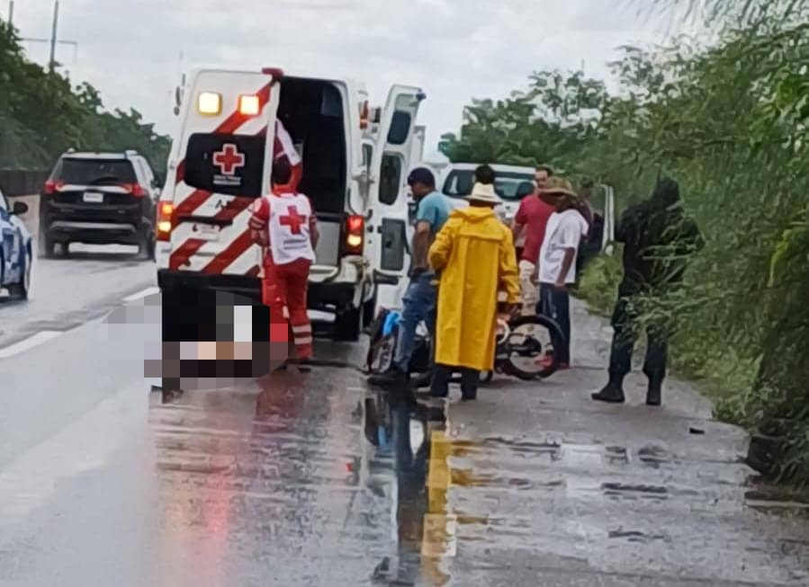 El accidente ocurrió en el entronque que dirige a la sindicatura de La Brecha.