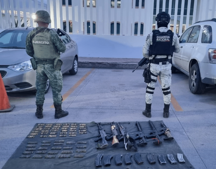Armas de comisadas por GN y Ejército