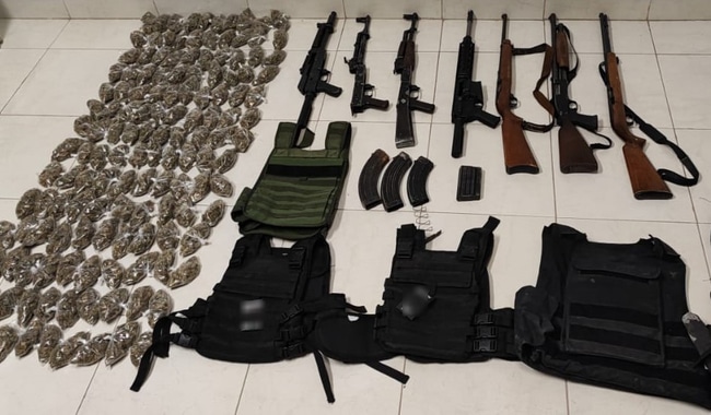 Armas y droga