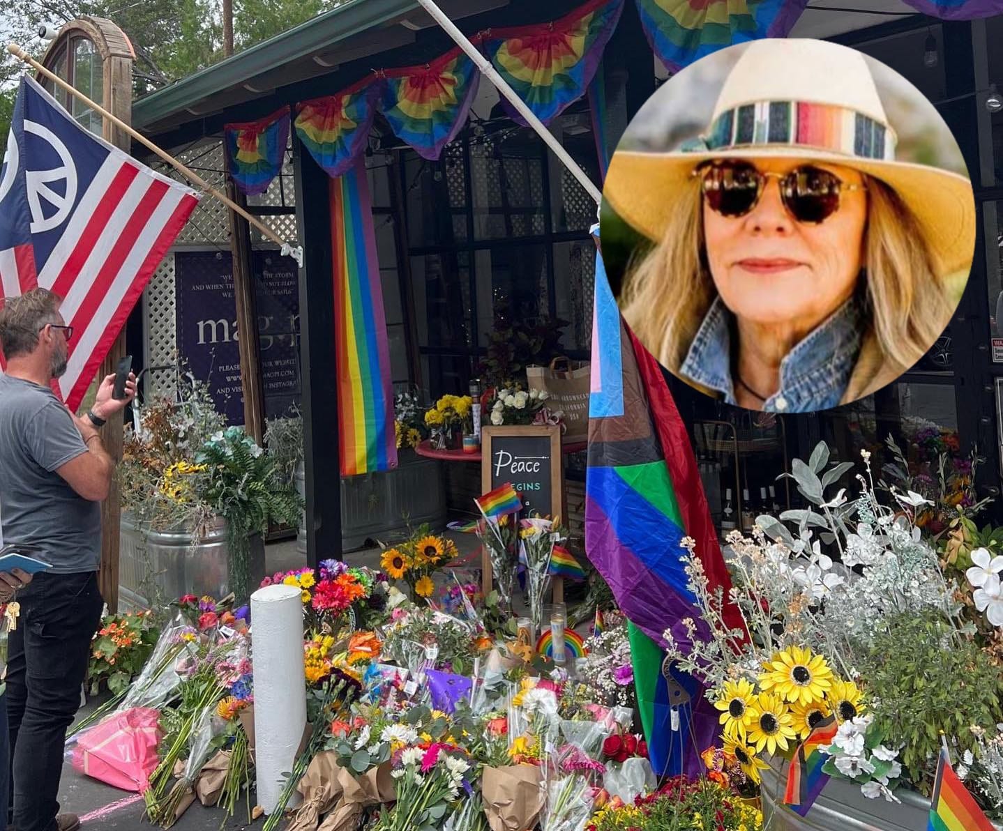 Asesinan a tiros a mujer por mostrar en su tienda la bandera del orgullo LGBT