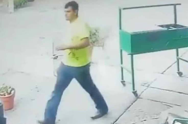 Revelan nuevo video del asesino de Milagros
