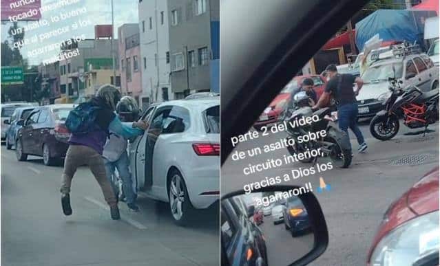 Así se vivió un intento de asalto en la CDMX; las imágenes ya son virales