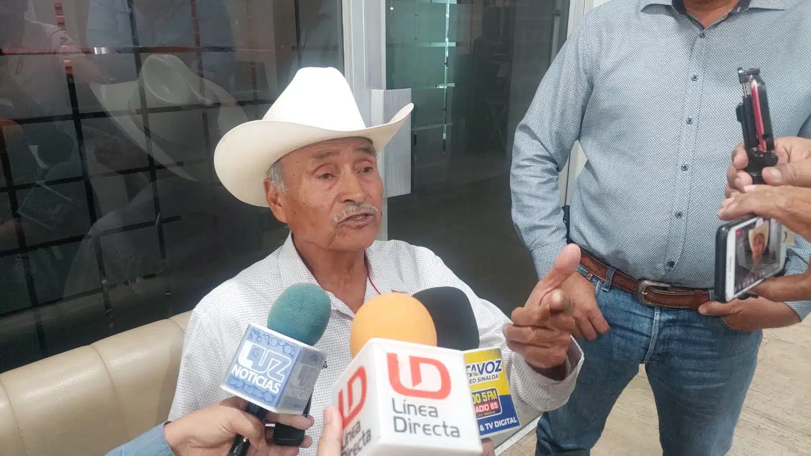 Baltazar Hernández Encinas en entrevista para Línea Directa