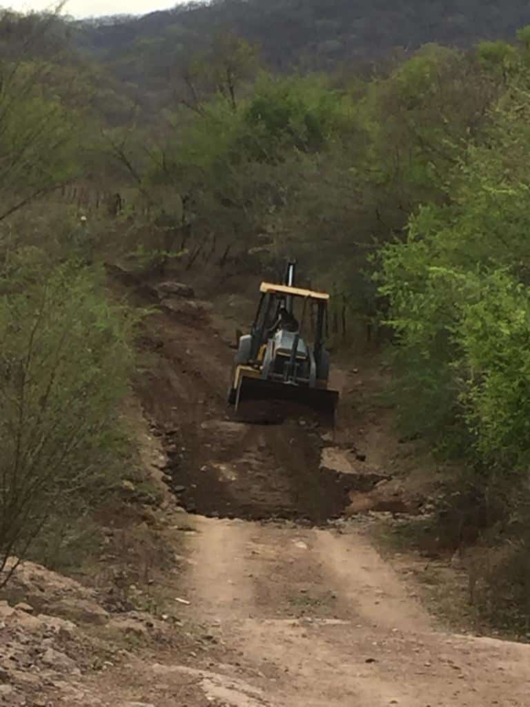 Reparación de caminos rurales de Mocorito