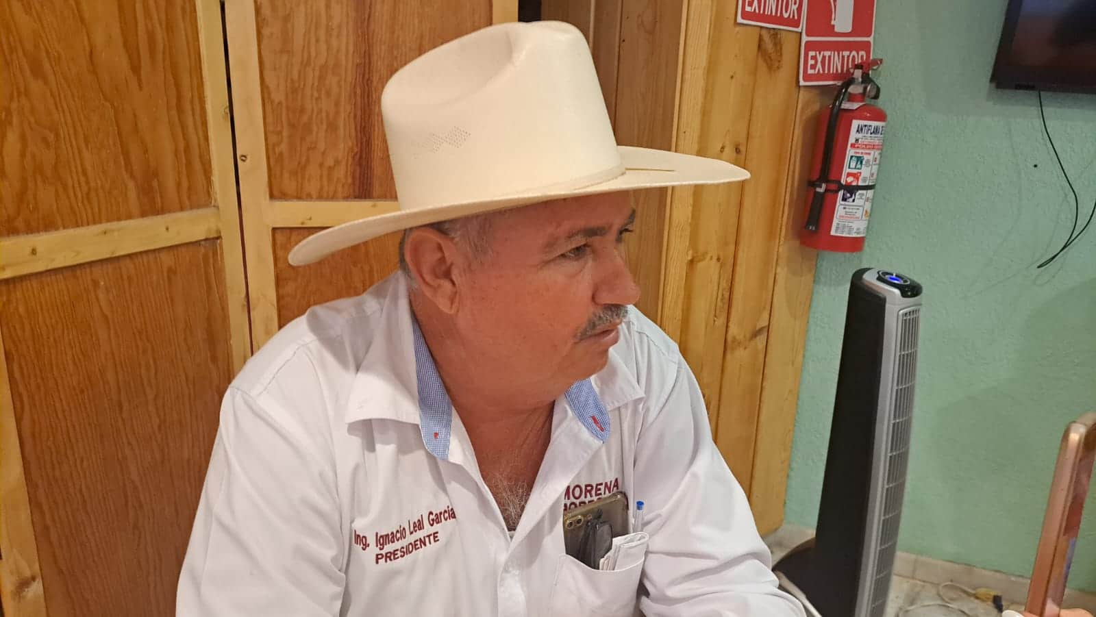 dirigente de Morena Agropecuaria en Guasave, Ignacio Leal García