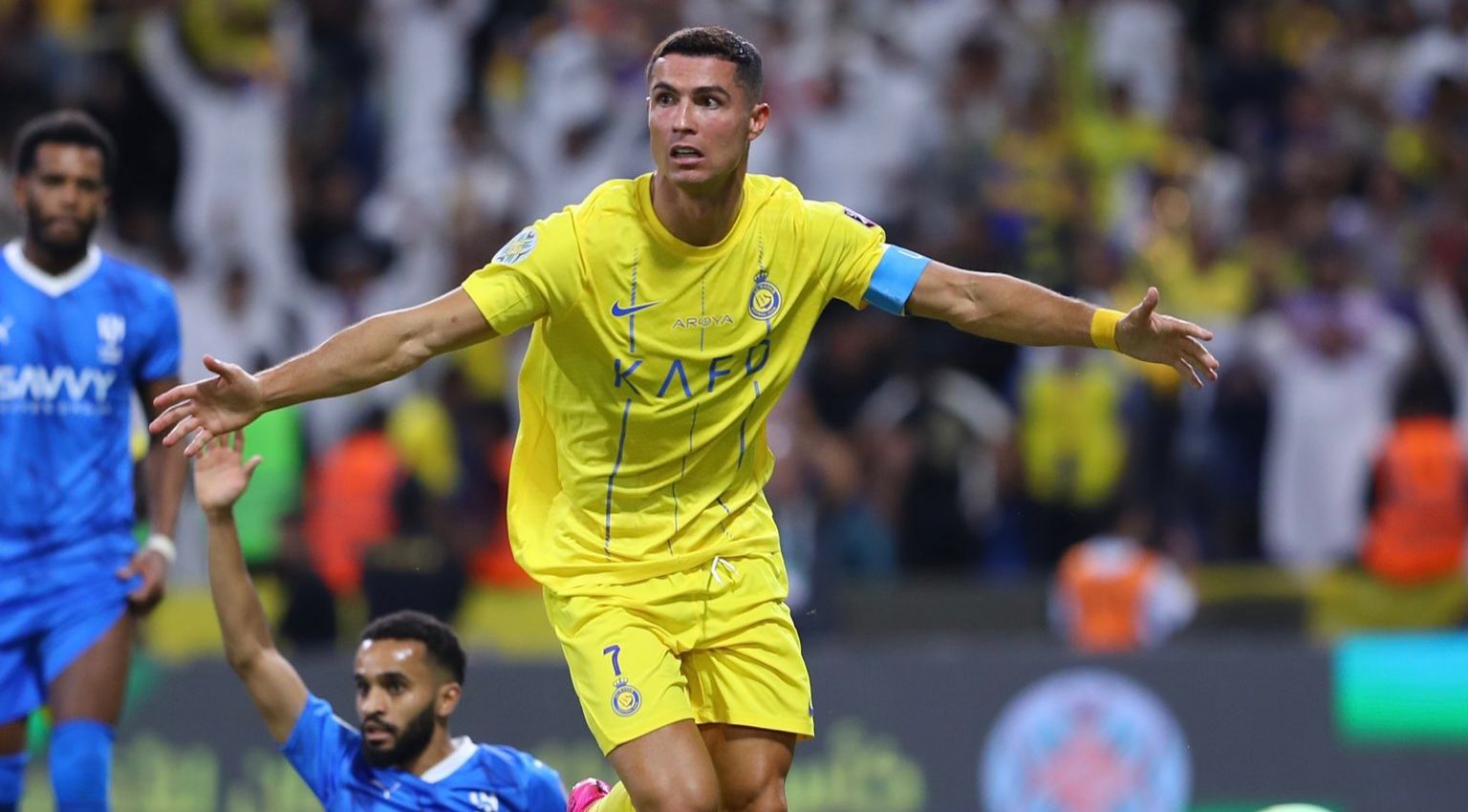 Cristiano Ronaldo festeja gol