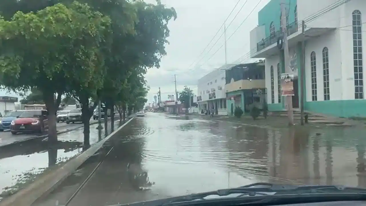 Calle inundada