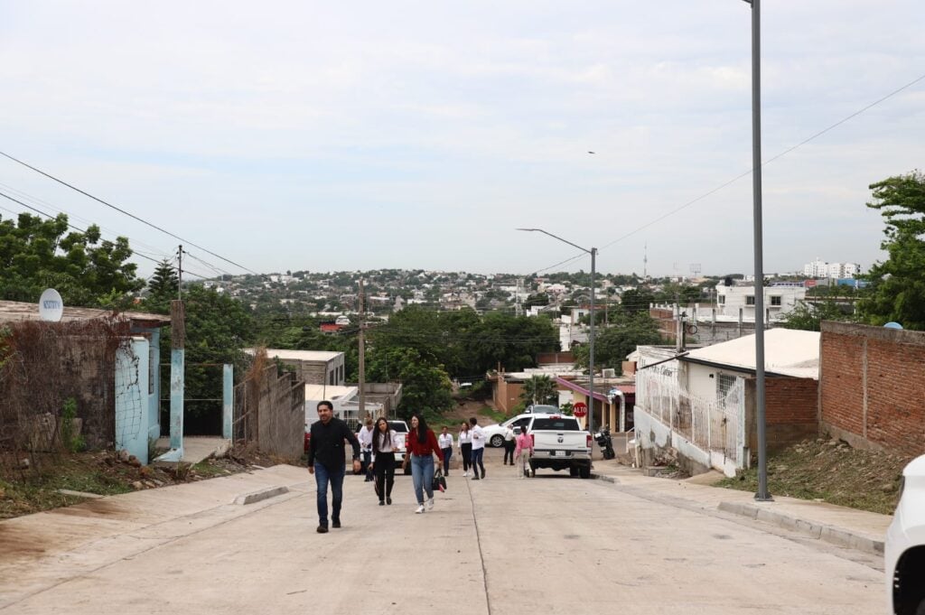 Calles pavimentadas en Culiacán