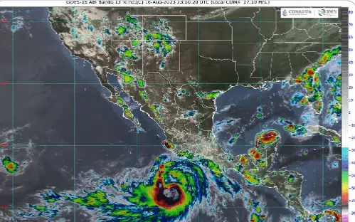 Clima en Michoacán Se prevén lluvias intensas por Hilary