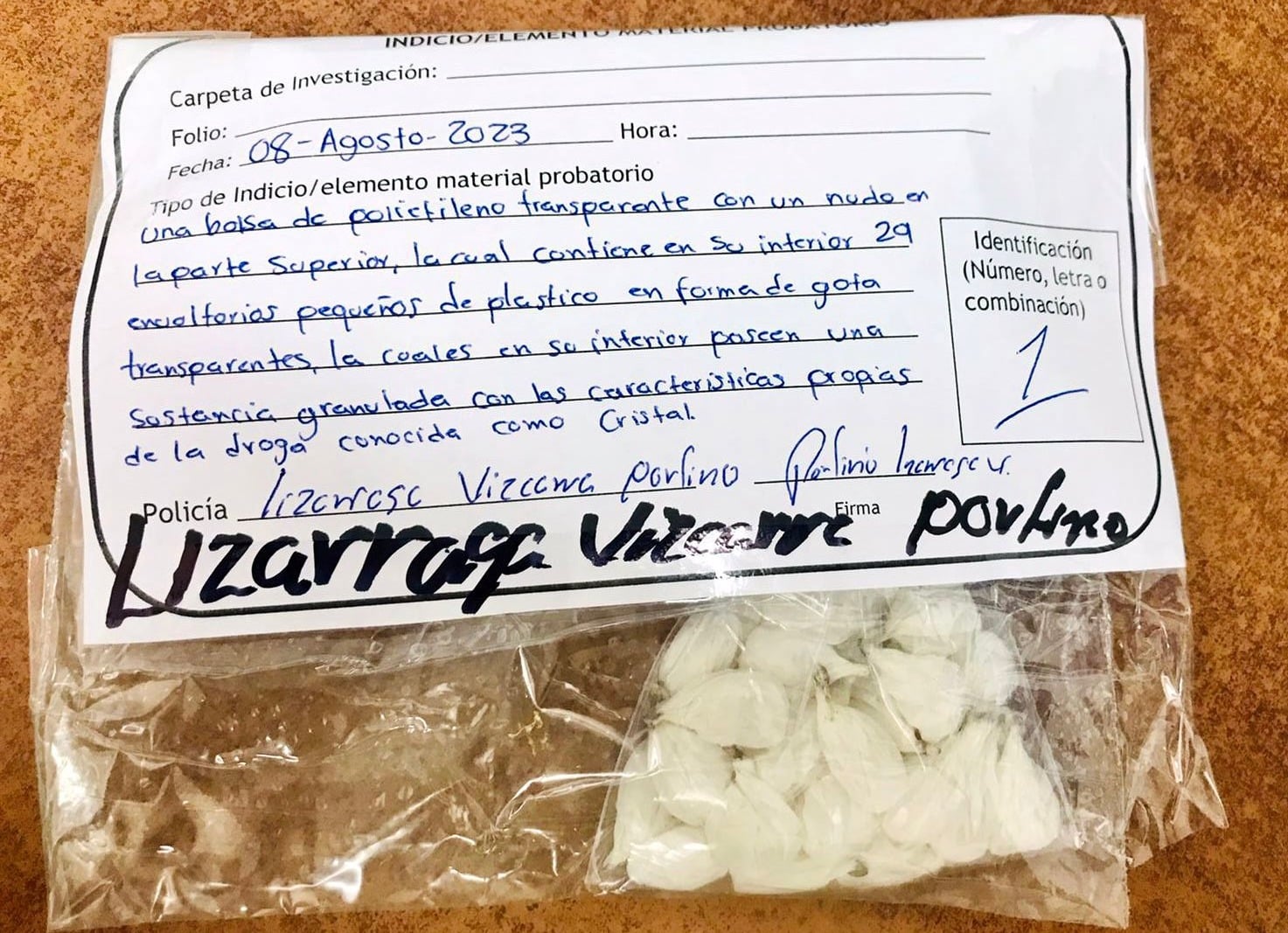 Bolsa de Crystal asegurada
