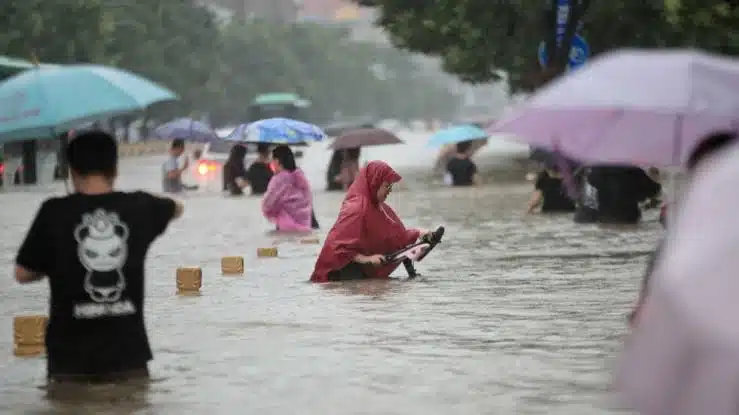 Cuatro muertos y 48 desaparecidos por tormentas en China