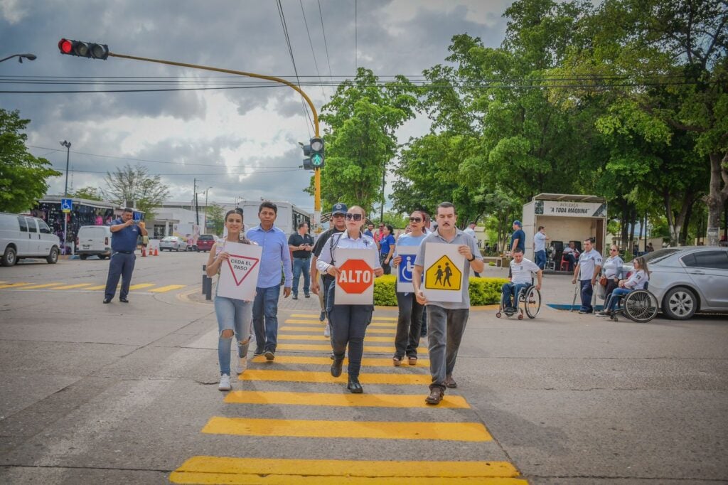 Día Mundial del Peatón en Guamúchil