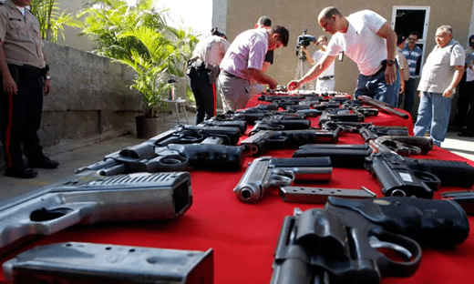 Armas entregadas de manera voluntaria