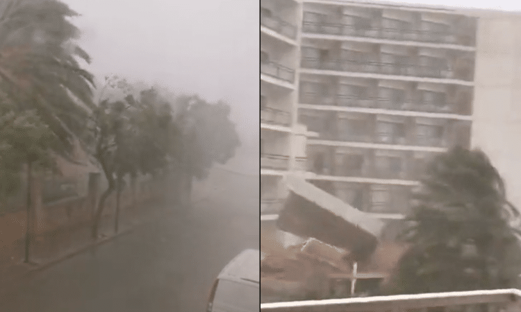 Fuertes tormentas causan estragos en España
