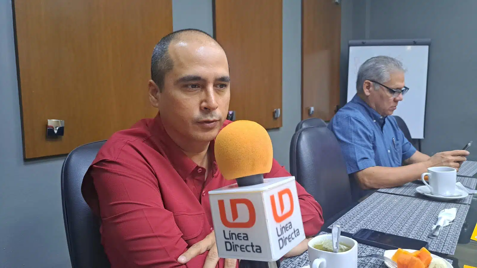 Enrique Galaviz Lugo en entrevista para Línea Directa