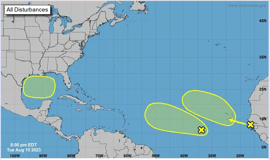 Estos son los tres posibles ciclones detectados para el Atlántico