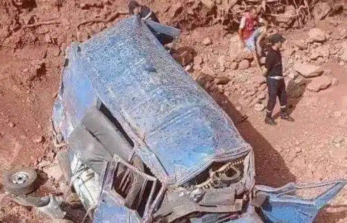 Fallecen 24 personas en accidente de Marruecos; conductor perdió control de una furgoneta