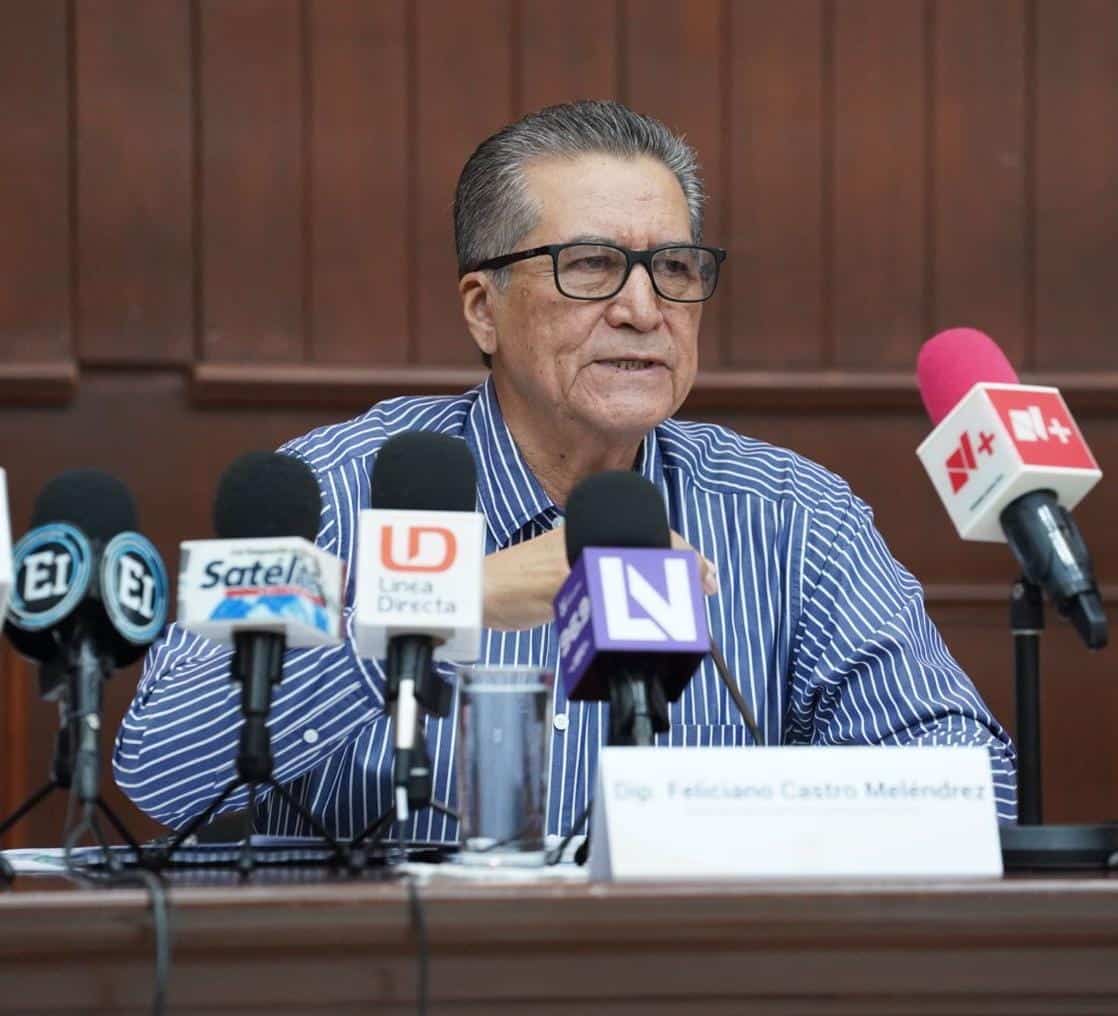 Feliciano Castro Meléndrez, presidente de la Junta de Coordinación Política del Congreso del Estado.