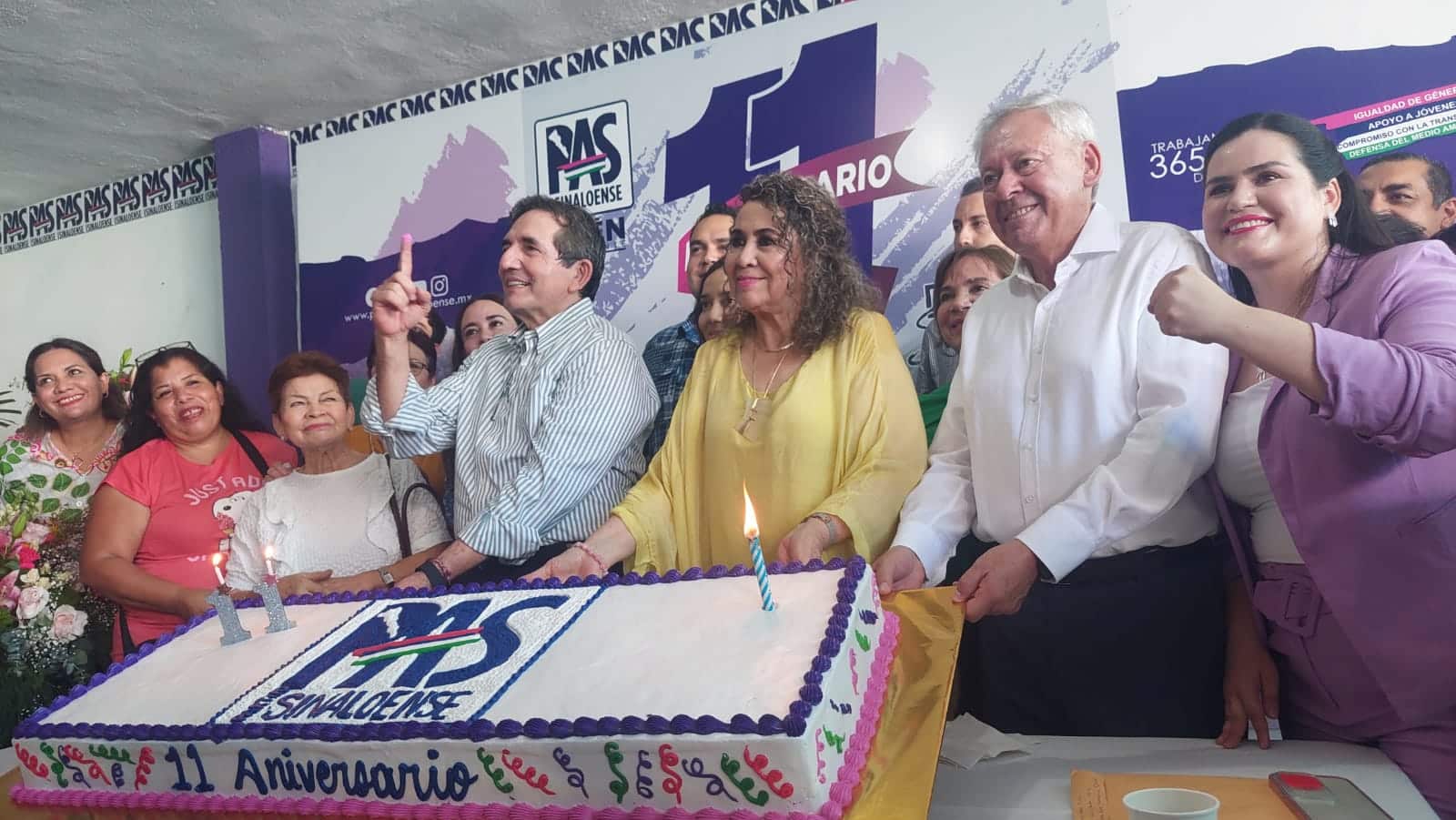 Festejo aniversario de PAS