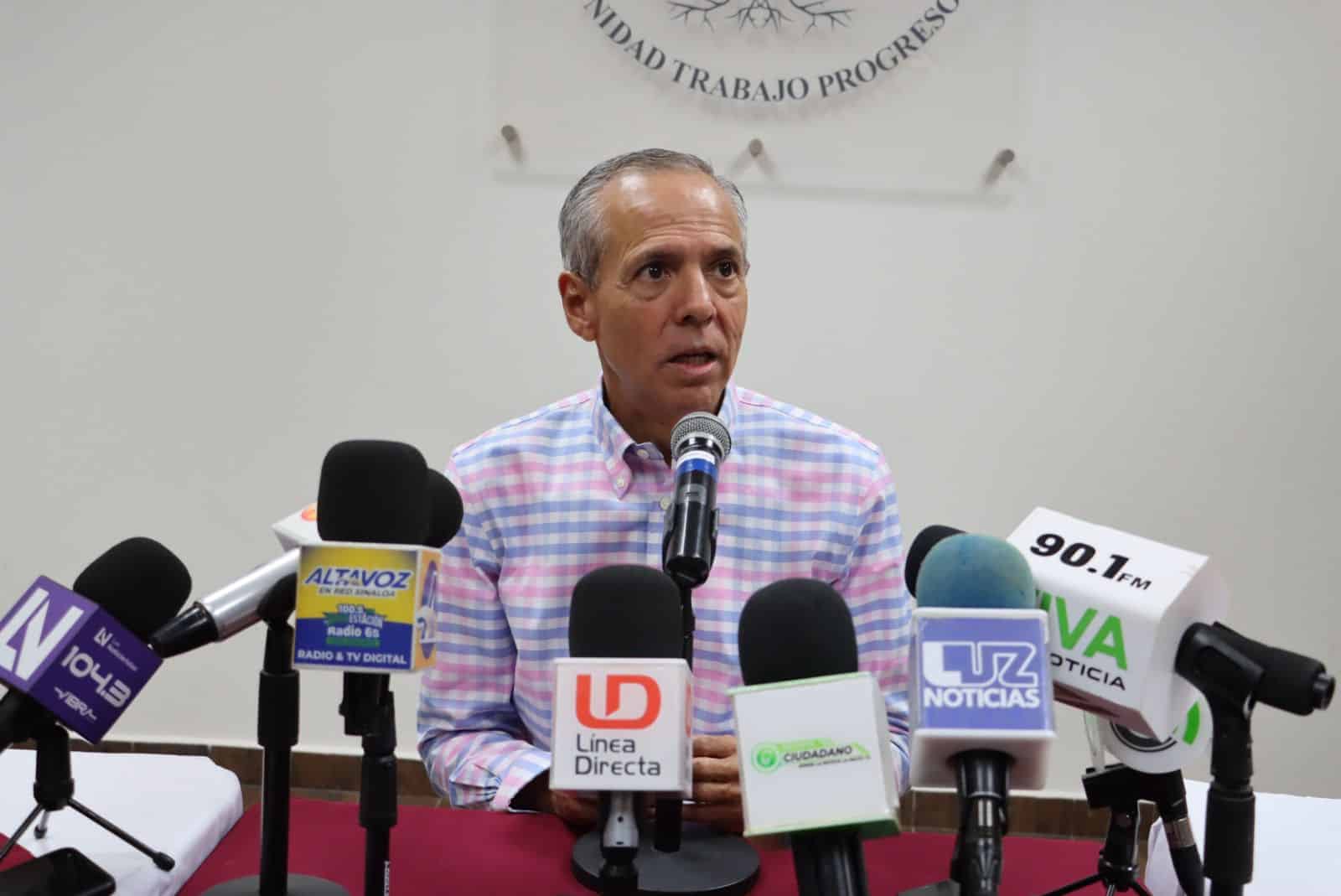Alcalde de Ahome en conferencia de prensa