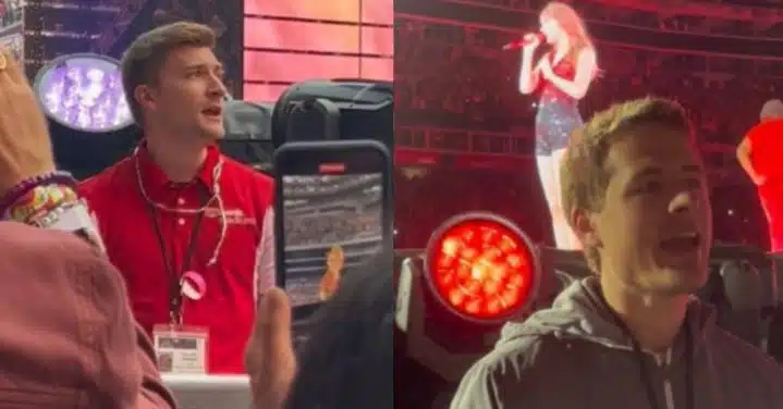 Guardia de Taylor Swift que se hizo viral por cantar en su concierto fue despedido