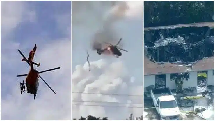Helicóptero de rescate se estrella contra edificio en Florida
